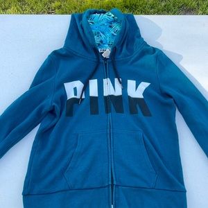 Pink women’s zip up hoodie